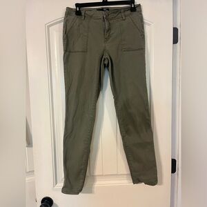 1822 Denim Olive Skinny Pants